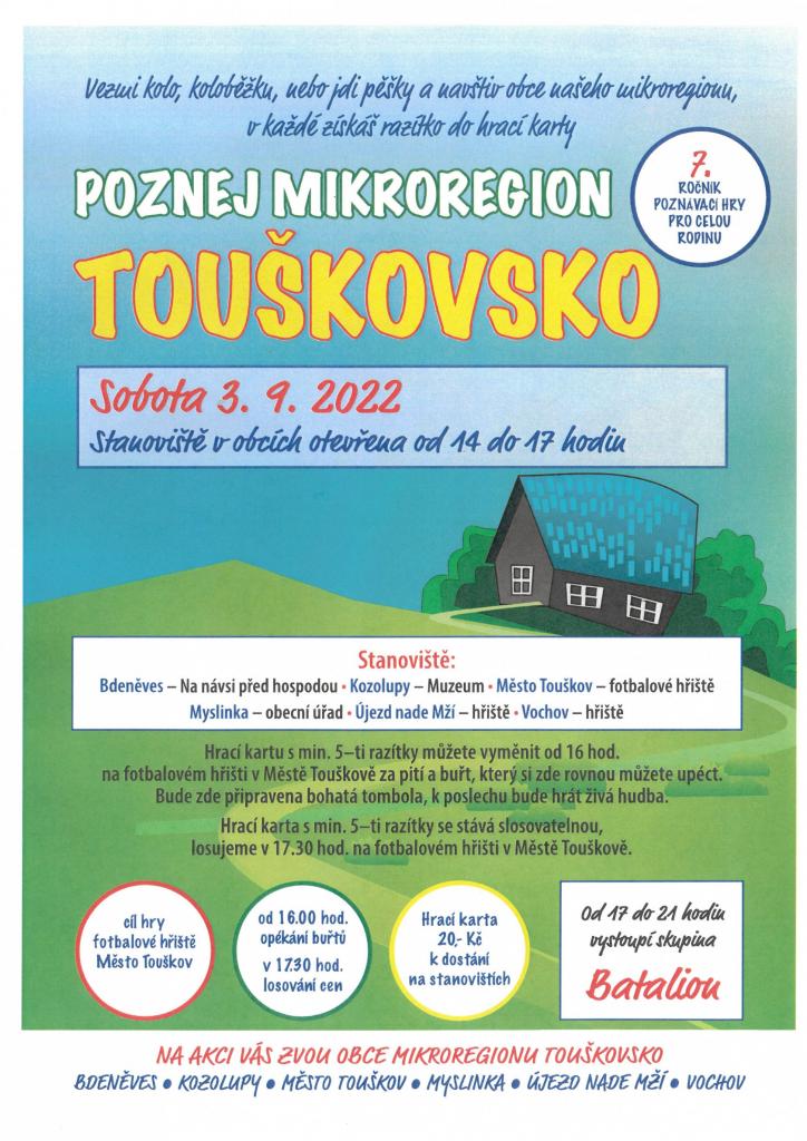 Poznej Mikroregion Touškovsko 2022